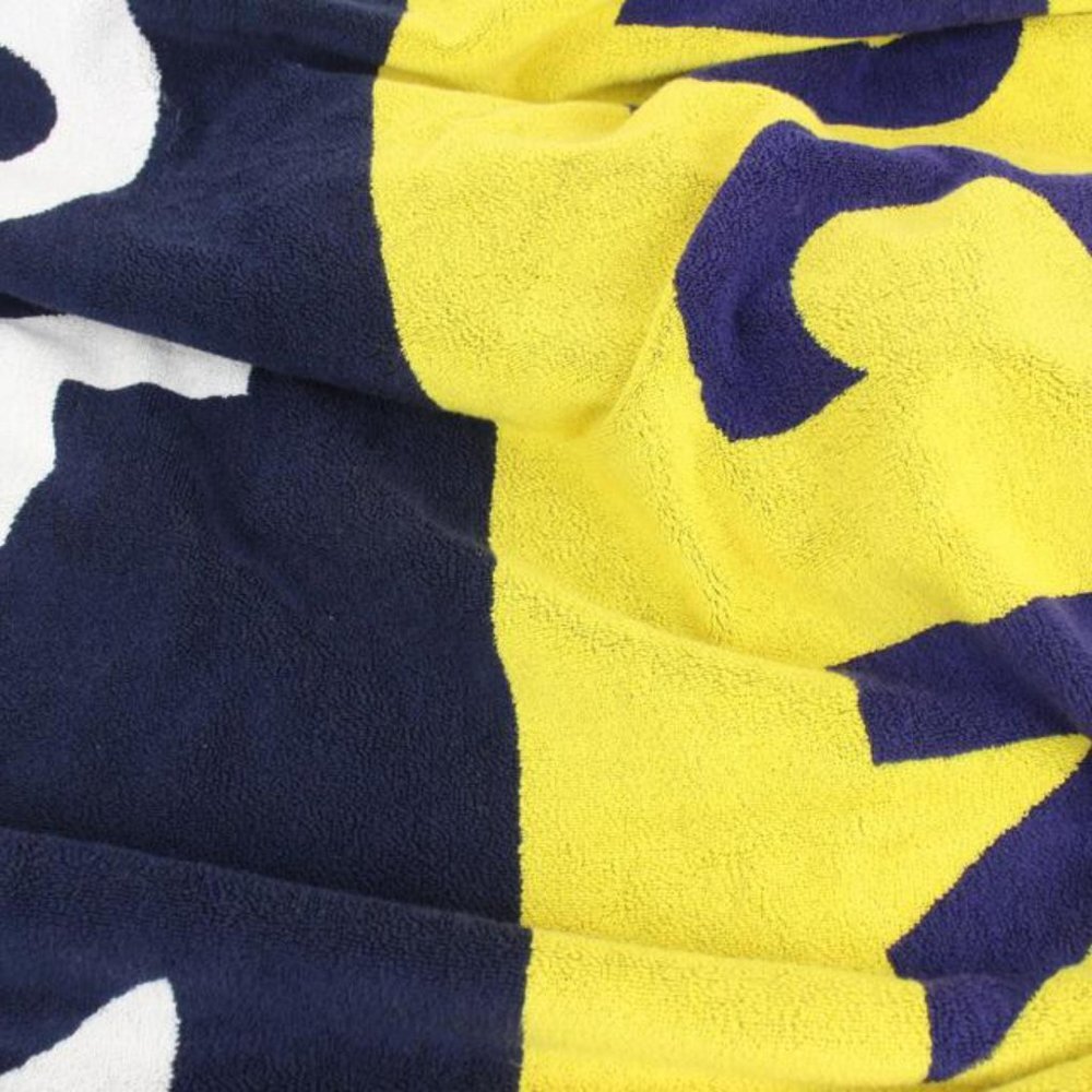Louis Vuitton XL Huge Blue x Yellow x Red 2003 Auckland LV Cup Towel Throw 77lz4 - Picture 12 of 12